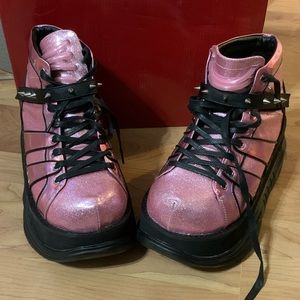 Demonia Pink Neptune Boots